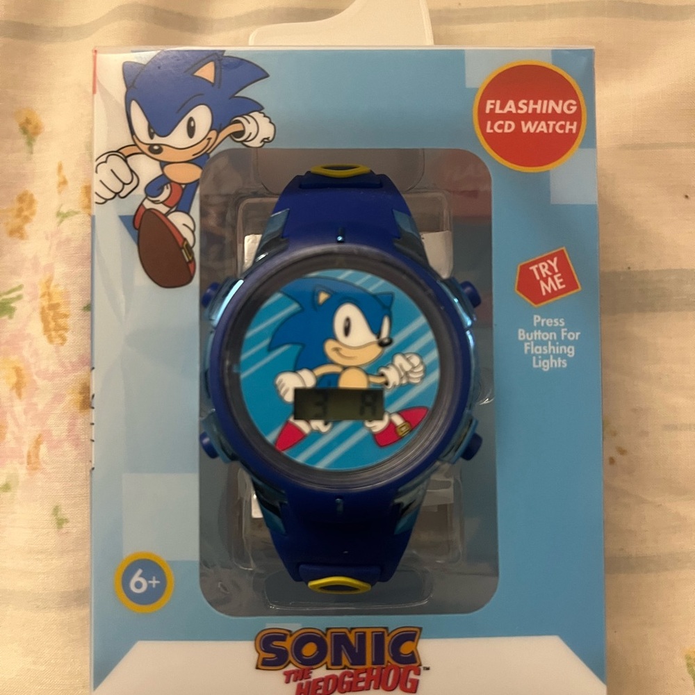 Sonic the Hedgehog Flashing LCD Watch